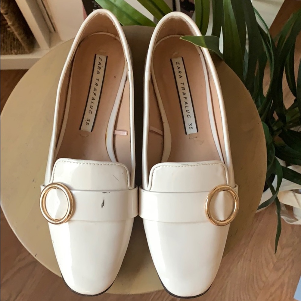 White Penny Loafers